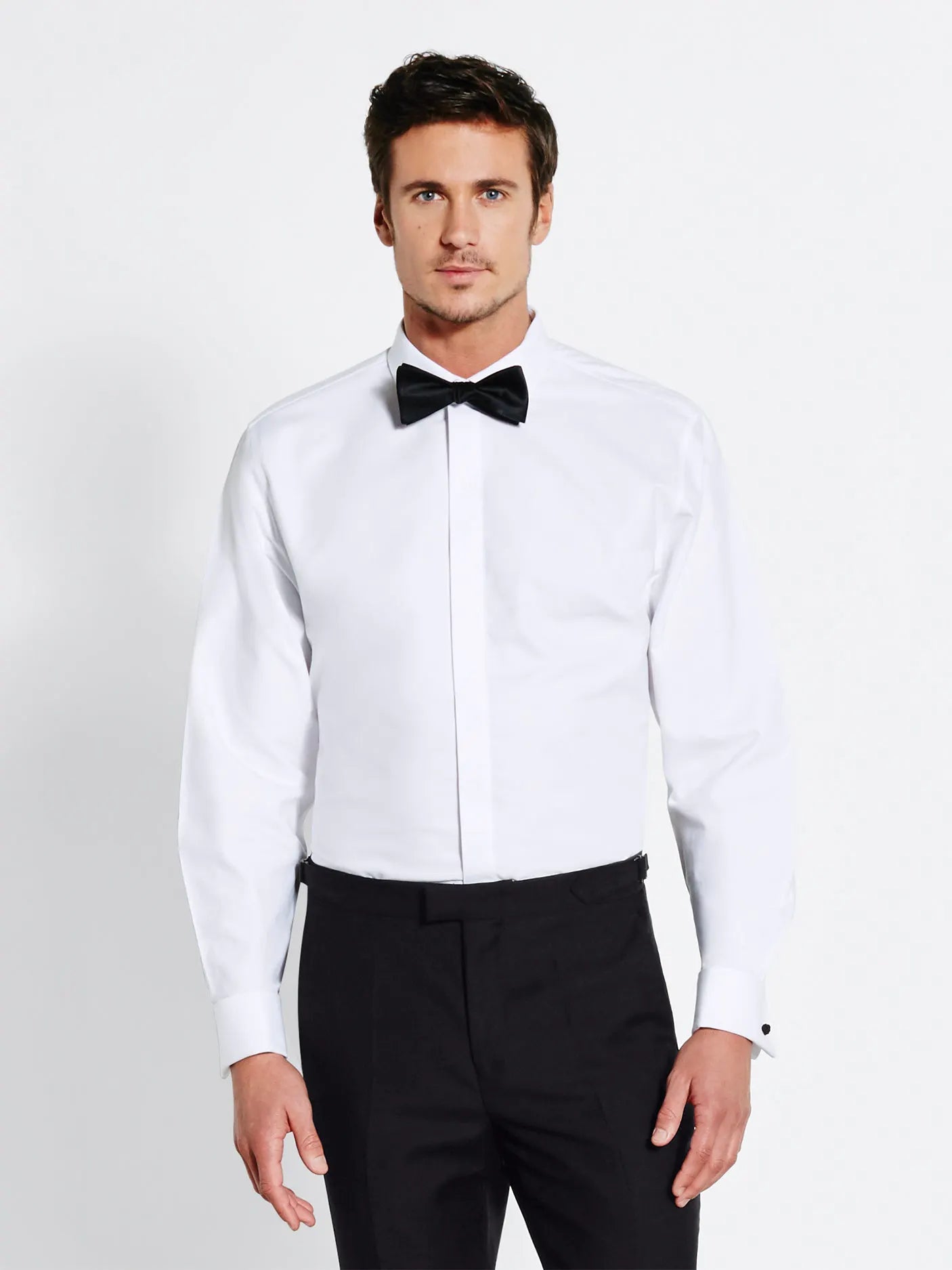 Cotton Fly-Front Dress Shirt My Store Cotton Fly-Front Dress Shirt My Store